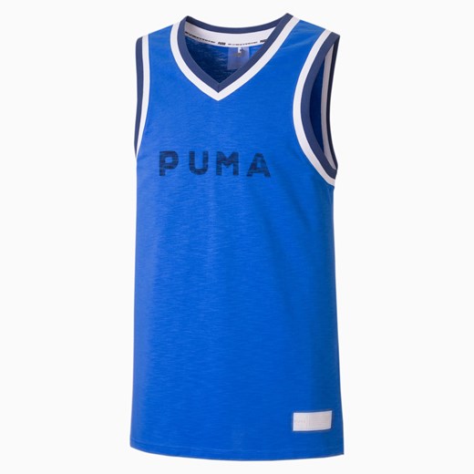 PUMA Fadeaway Men's Basketball Jersey, Niebieski, Odzież  Puma  PUMA EU