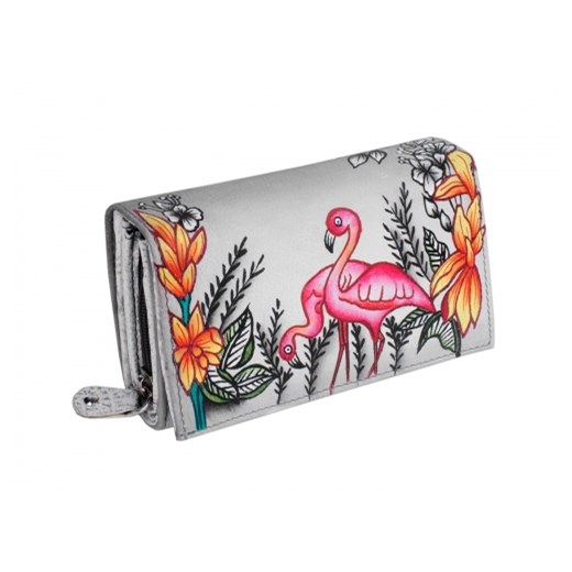 KOCHMANSKI skórzany portfel damski ręcznie malowany 4255 Kochmanski Studio Kreacji®   Skorzany