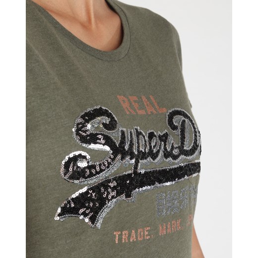SuperDry Koszulka Zielony Superdry XS wyprzedaż BIBLOO