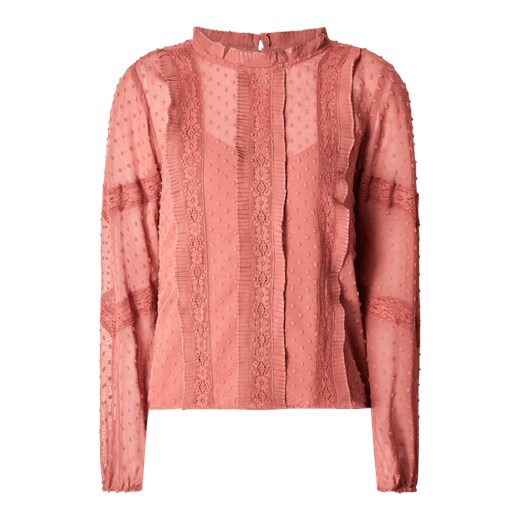 Bluza z krepy z ozdobnymi tasiemkami model ‘Sohana’ Tigha  M promocja Peek&Cloppenburg  