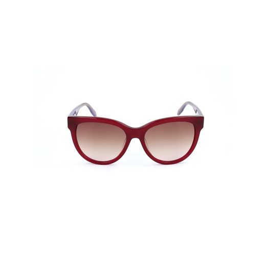 Damskie okulary przeciwsłonczene w kolorze czerwono-jasnobrązowym