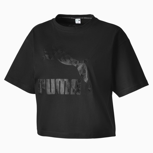 PUMA Damska Koszulka Summer Luxe Style, Czarny, Odzież