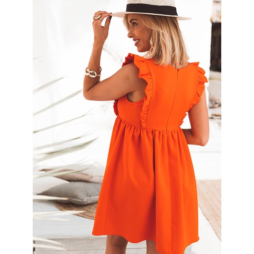 Sukienka Selfieroom pomarańczowy mini 