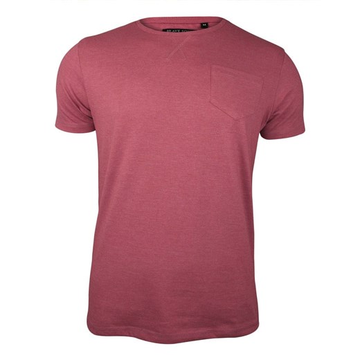 Różowy T-Shirt (Koszulka) z Kieszonką, Bez Nadruku -Brave Soul- Męski, Okrągły Dekolt, Łososiowy TSBRSSS20ARKHAMpeachblossom ze sklepu JegoSzafa.pl w kategorii T-shirty męskie - zdjęcie 86758859