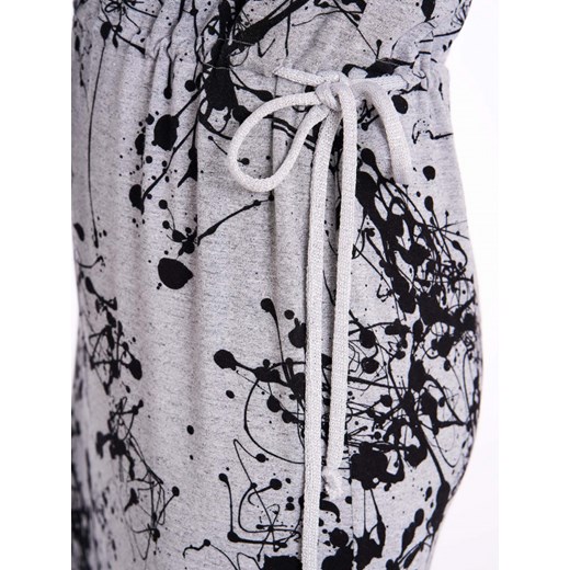 Sukienka szara Potis & Verso midi ołówkowa z krótkim rękawem na wiosnę 