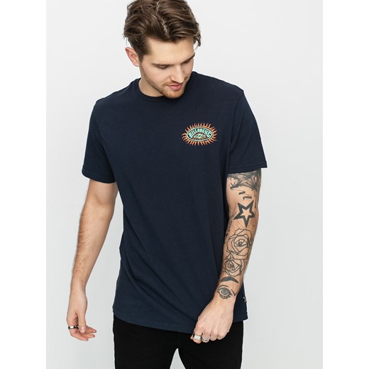 T-shirt męski Billabong z krótkim rękawem bez wzorów bawełniany 