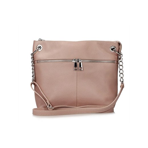 Shopper bag Toscanio bez dodatków matowa elegancka na ramię 