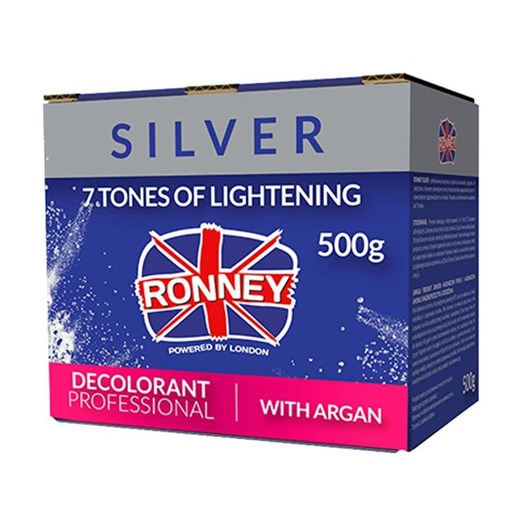 Ronney Silver rozjaśniacz do włosów z Arganem 500 g   uniwersalny dlafryzjerow.pl