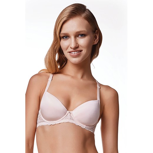 Biustonosz push up Biustonosz Push-up Model Kassidy Fashion 35237 Pink