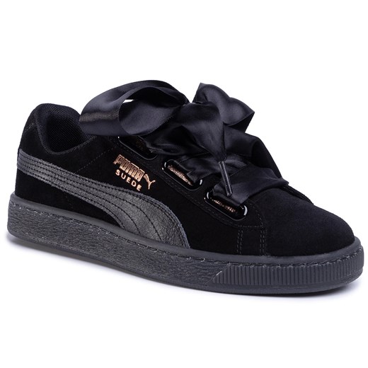 Sneakersy PUMA - Suede Heart Artica Wn's 367029 02 Puma Black/Puma Black   40 eobuwie.pl