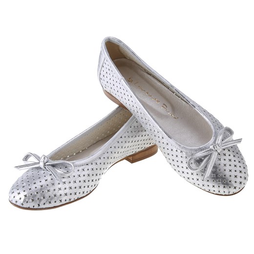 BALERINY SKÓRZANE SREBRNE 03/14 LaFEMME (35) Lafemmeshoes 41 lafemmeshoes.pl