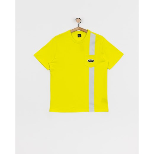 T-shirt HUF Safety Pocket (safety yellow) Huf  XL Roots On The Roof