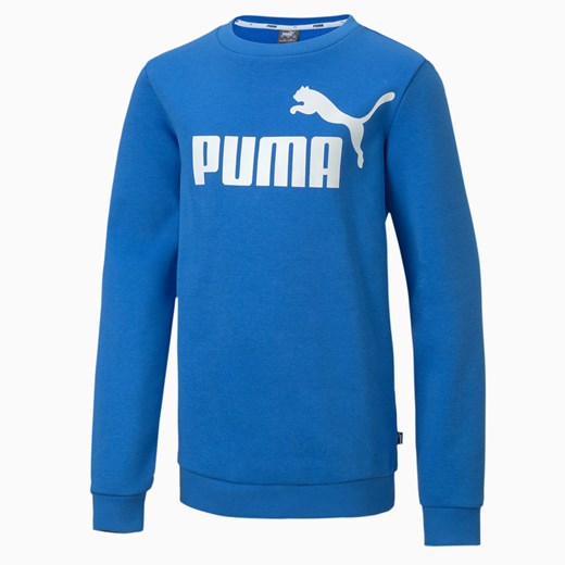 Bluza chłopięca Puma niebieska bawełniana 