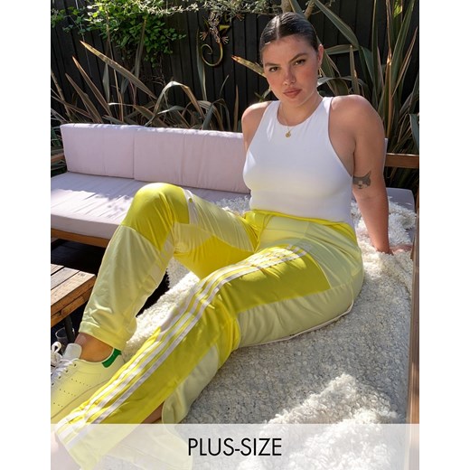 Adidas Originals Plus × Danielle Cathari Plus – Żółte spodnie od dresu-Żółty