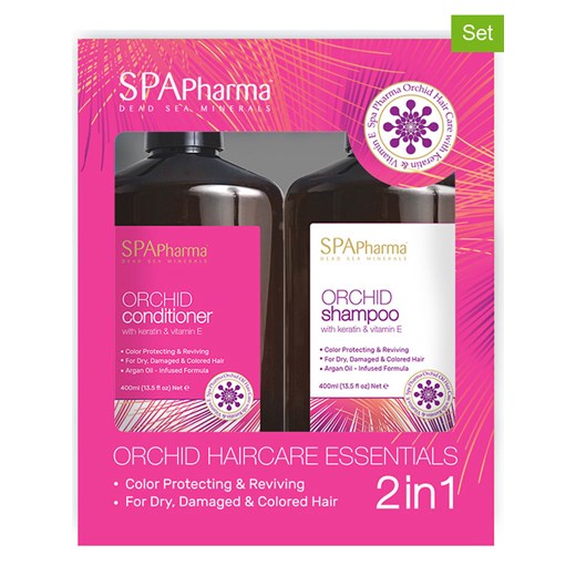 2-częściowy zestaw "Orchid" do pielęgnacji włosów - szampon i odżywka