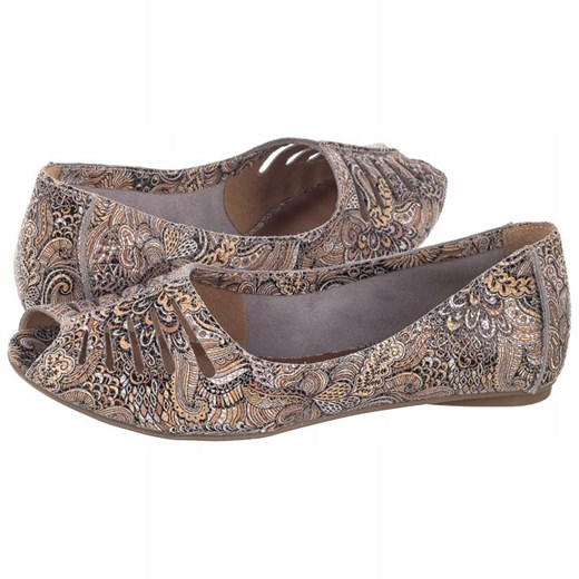 Buty Damskie Baleriny Maciejka Brązowe 03497-21