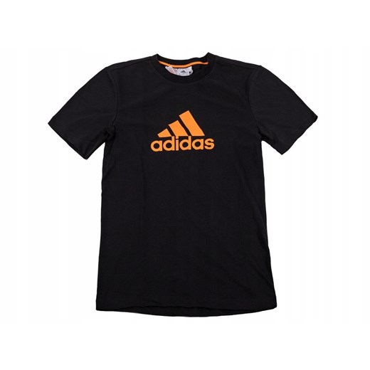 Czarny T-shirt Dla dzieci bluzka Adidas F79240 176