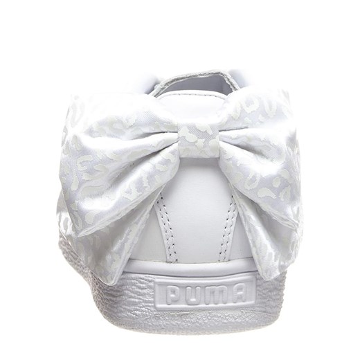 Skórzane sneakersy "Basket Bow Animal Classic Trainer" w kolorze białym