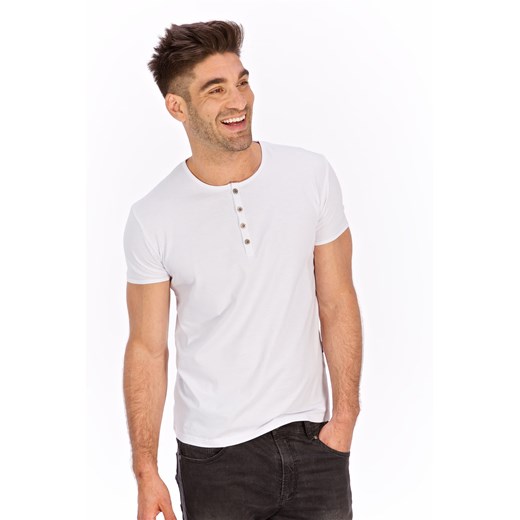 T-shirt męski Lanieri Fashion biały 