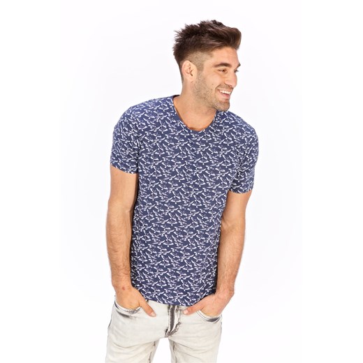 T-shirt męski Lanieri Fashion z krótkimi rękawami 