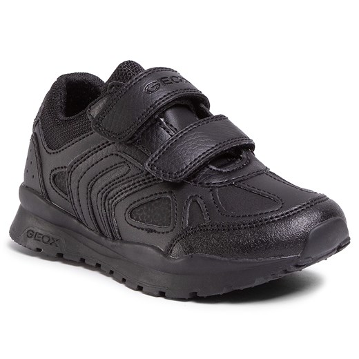 Buty sportowe dziecięce na rzepy czarne 