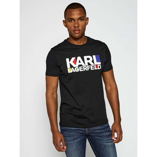 Karl Lagerfeld t-shirt męski z krótkimi rękawami 