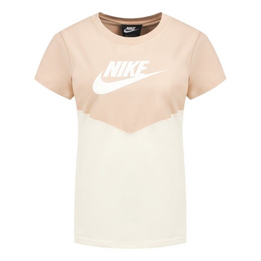 Bluzka damska Nike z krótkim rękawem z okrągłym dekoltem 