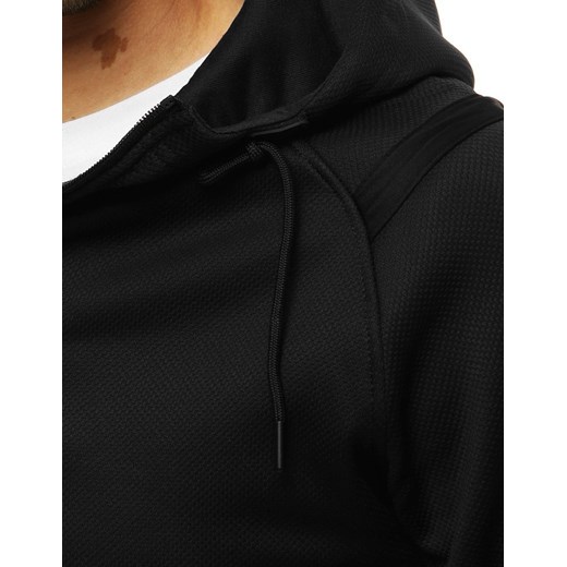 Bluza męska rozpinana z kapturem czarna BX4521 Dstreet  XL  okazja 