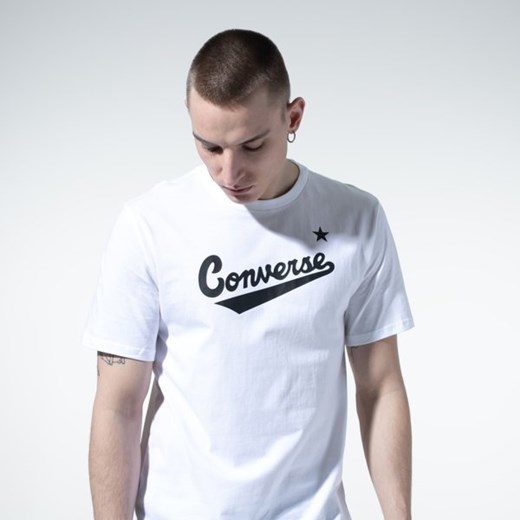 T-shirt męski Converse młodzieżowy z krótkim rękawem 