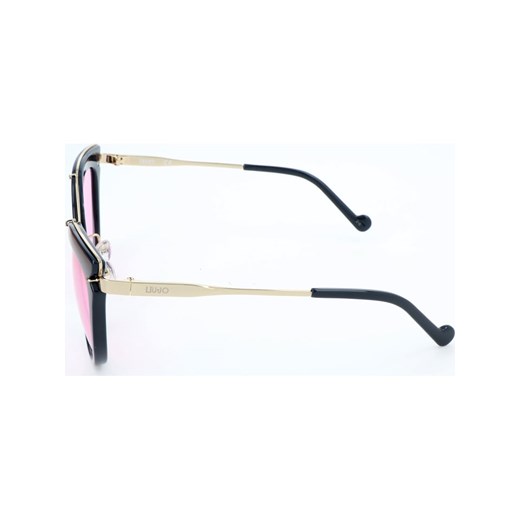 Okulary przeciwsłoneczne "LJ684S" w kolorze czarno-złoto-różowym