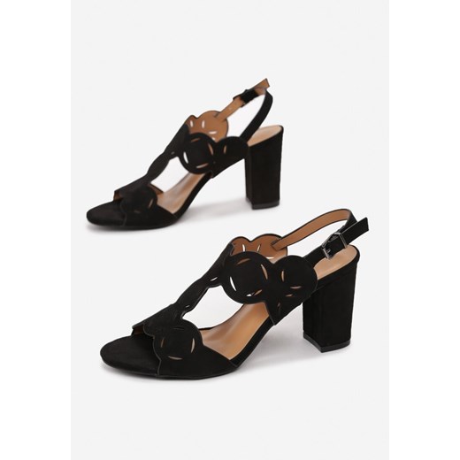 Sandały damskie Renee eleganckie na lato na wysokim obcasie 