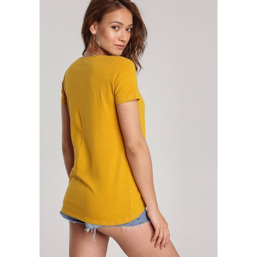 Żółty T-shirt Lorerene