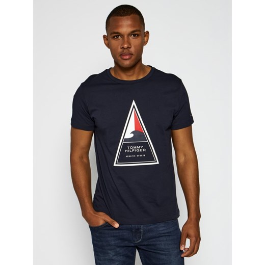 T-shirt męski Tommy Hilfiger w stylu młodzieżowym z krótkim rękawem 