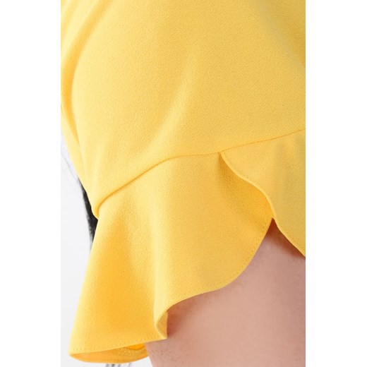 Sukienka ELENA żółta   48 Oscar Fashion