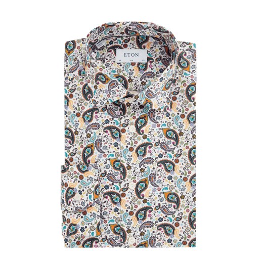 Koszula biznesowa o kroju slim fit z popeliny Eton  42 Peek&Cloppenburg 