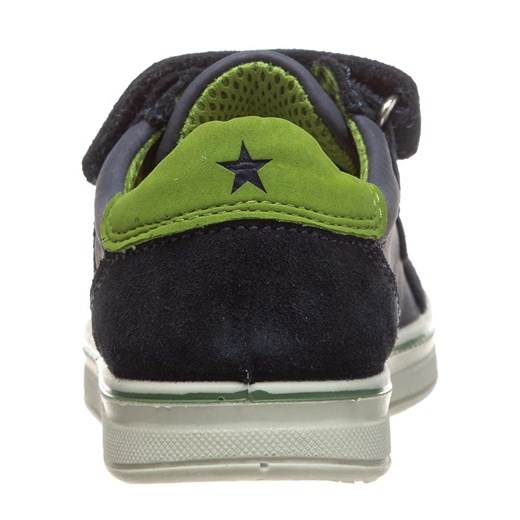 Sneakersy "Ignatz" w kolorze granatowo-zielonym