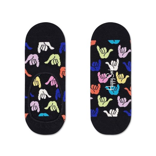 Skarpetki damskie Happy Socks w abstrakcyjnym wzorze z poliamidu casual 