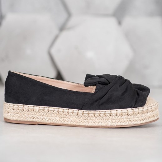 Espadryle damskie Seastar na platformie tkaninowe 