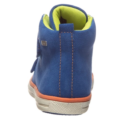 Skórzane sneakersy "Max-Tex" w kolorze niebieskim