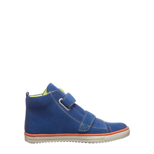 Skórzane sneakersy "Max-Tex" w kolorze niebieskim