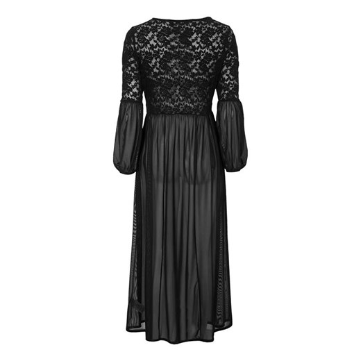 Sukienka Truly Mine czarna elegancka karnawałowa maxi 