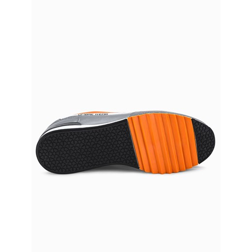 Buty męskie sneakersy T337 - pomarańczowe Ombre  41 