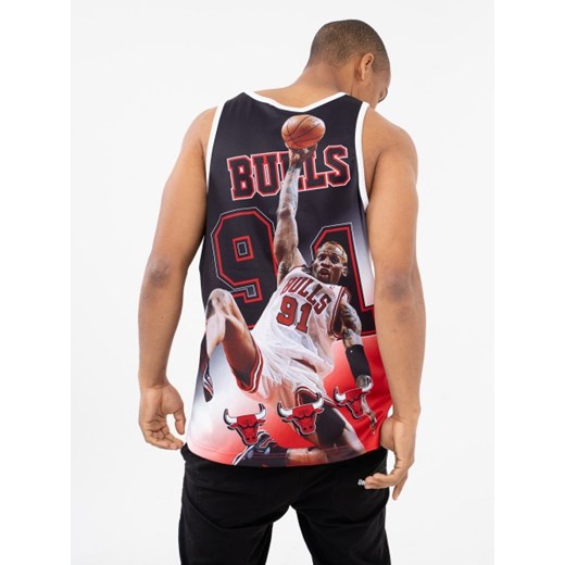 Koszulka Koszykarska Mitchell & Ness Chicago Bulls NBA Dennis Rodman Bird Behind The Back Biała Mitchell & Ness XL UrbanCity.pl