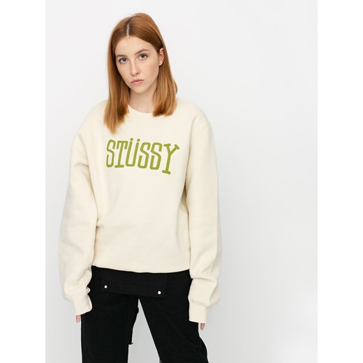 Bluza damska Stussy casual beżowa 