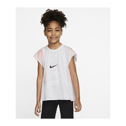 Bluzka dziewczęca Nike z krótkim rękawem 