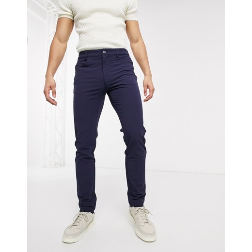 Calvin Klein – Golf – Genius – Granatowe spodnie-Granatowy