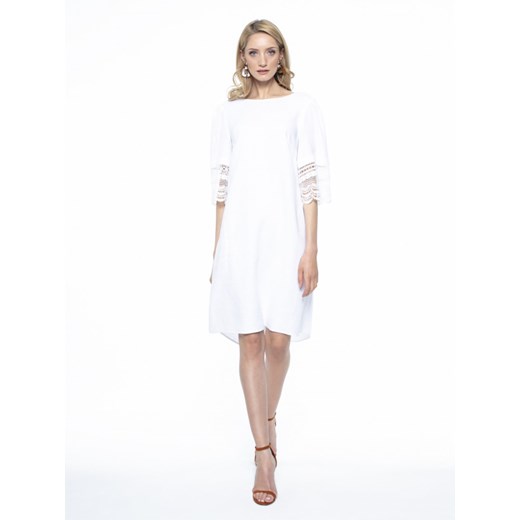 Sukienka biała L’AF asymetryczna 