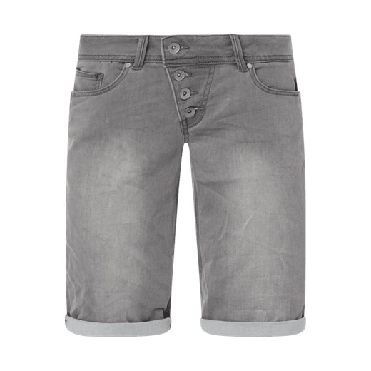 Bermudy jeansowe z dzianiny dresowej stylizowanej na denim model ‘Malibu Short’ Buena Vista XS wyprzedaż Peek&Cloppenburg 