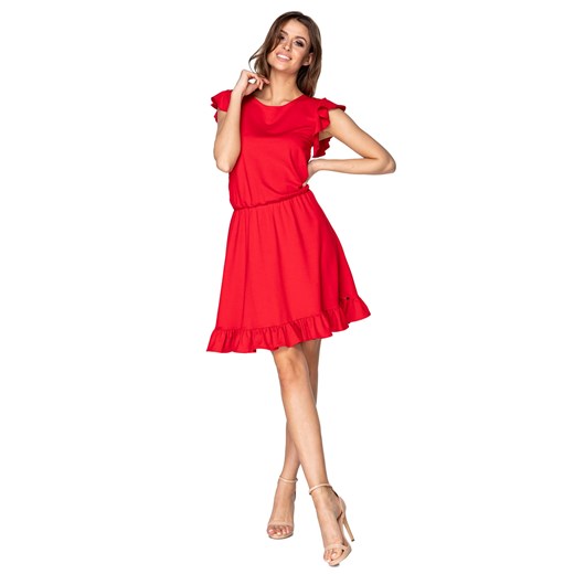 Sukienka Bien Fashion czerwona 
