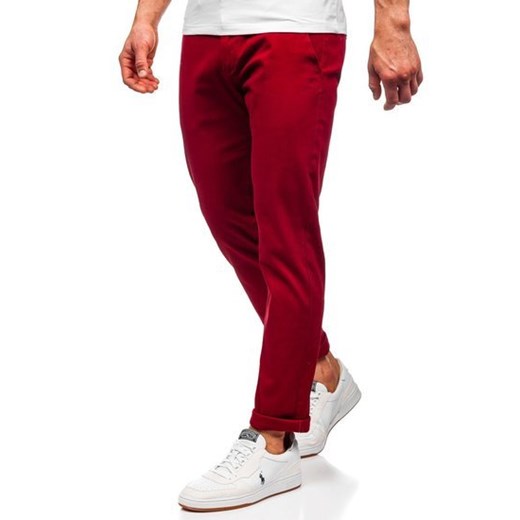 Spodnie męskie Denley czerwone 